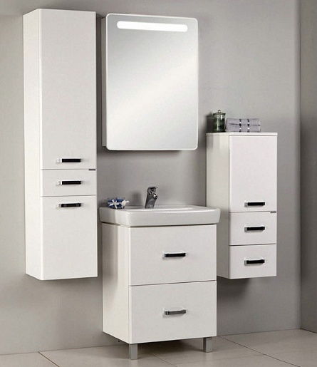 Акватон Мебель для ванной "Америна 70 Н" белая R – картинка-3