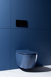 Allen Brau Чаша подвесного унитаза Fantasy 4.11004.ID индиго – фотография-9