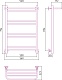 Стилье Полотенцесушитель Версия-Н1 800х500 – фотография-4