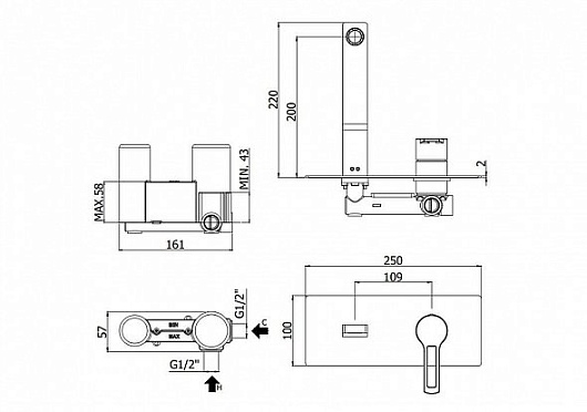 Paffoni Смеситель для раковины Ringo RIN105NO – фотография-2
