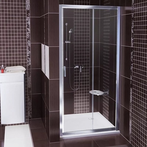 Ravak Душевая дверь в нишу BLDP2-120 Transparent, профиль блестящий – фотография-2