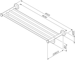 Am.Pm Полка для полотенец Like A8037700 – фотография-2
