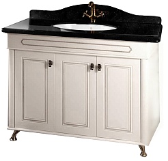 Водолей Мебель для ванной "Анжелика 100" F-2 черная – фотография-3