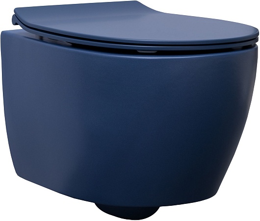 Allen Brau Чаша подвесного унитаза Fantasy 4.11004.ID индиго – фото-1