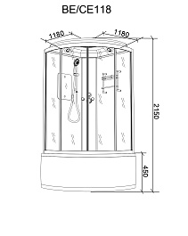 Parly Душевая кабина BE118 – фотография-2