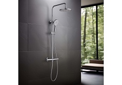 Aquatek Душевая стойка Европа AQ2343CR хром – фотография-4