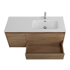 BelBagno Тумба под раковину Kraft 120 R подвесная Rovere Nebrasca Nature – фотография-4