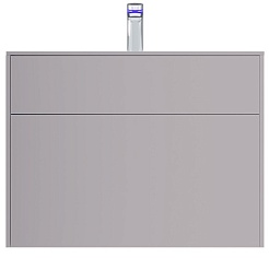 Am.Pm Тумба с раковиной Inspire 2.0 80 серая – фотография-1