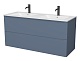 Зов Мебель для ванной Дион 120 подвесная серо-синий – картинка-13