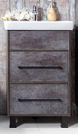 Бриклаер Тумба для умывальника Чили 55 цемент – фотография-1