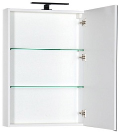 Aquanet Зеркальный шкаф "Алвита 60" белый – фотография-2