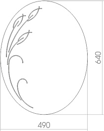 Mixline Зеркало Шарм Дебют 49 – фотография-2
