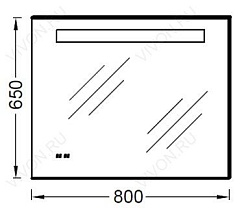 Jacob Delafon Зеркало "Formilia 80" – фотография-3
