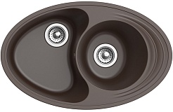 Ewigstein Мойка кухонная Elegant W90KF шоколад – фотография-3