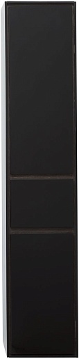 Aquanet Шкаф пенал Милан 35 R подвесной черный – фотография-2