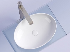 Ceramicanova Мебельная раковина Element 50 CN6056 белая – фотография-9