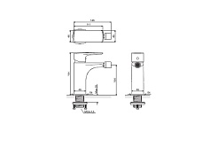 Excellent Смеситель для биде KERIA AREX.2003CR хром – фотография-2