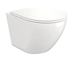 Teymi Унитаз подвесной Lina S T40102 с инсталляцией Aina 1220067 с кнопкой Aina T70013BM – фотография-7