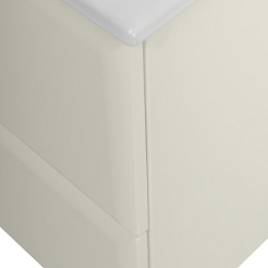 Cezares Тумба с раковиной Eco Cer-N 120 брашированная альпака CZR-8095-120 ручки сатин – фотография-4