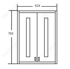 Бриклаер Шкаф навесной Бали 60 венге – фотография-4