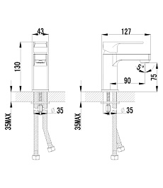 Lemark Смеситель "plus Grace LM1506C" для раковины – фотография-2
