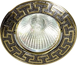 Feron Встраиваемый светильник 2008DL черный металлик-золото – фотография-1