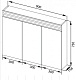 De Aqua Зеркало-шкаф для ванной Эколь 90 – фотография-8