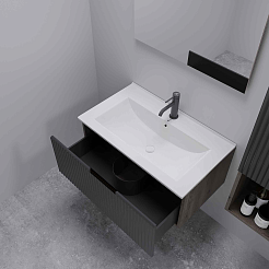 Зов Мебель для ванной Кито Флавио 80 подвесная лиони – фотография-3