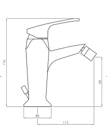 Cezares Смеситель LEGEND-BSM2-01 для биде – фотография-2