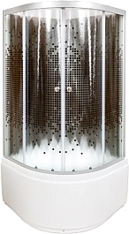 DTO Душевая кабина L 890 N без крыши с гидромассажем – фотография-2