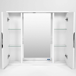 Viant Зеркальный шкаф Лима 80 белый – фотография-5