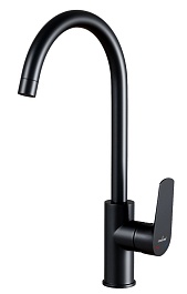 Mixline Смеситель для кухни 35k ML14-032BL чёрный – фотография-1