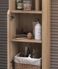 Vigo Шкаф пенал Wing 350 подвесной дуб сонома – фотография-6