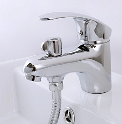 Frap Смеситель на борт ванны H21 F1221 хром – фотография-3