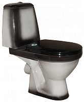 Rosa Унитаз-компакт Премьер чёрный