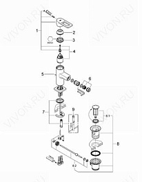 Grohe Смеситель "Quadra 32636000" – фотография-3