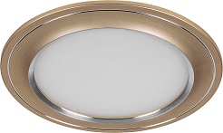 Feron Светодиодный светильник AL650 встраиваемый 7W 4000K шампань – фотография-1