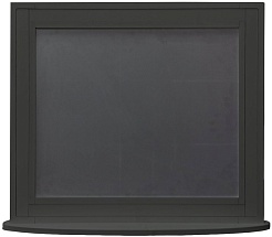 Continent Зеркало гримерное 800x700 черное – фотография-10