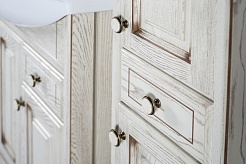 ASB-Woodline Тумба с раковиной Верона 75 бежевая патина, массив ясеня – фотография-7