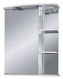 Misty Зеркальный шкаф Магнолия 60 L с подсветкой – фотография-1