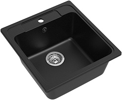 Ewigstein Мойка кухонная Elegant 50 черный – фотография-1