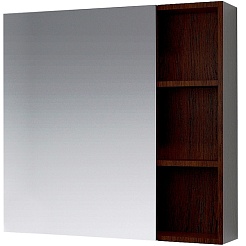 Какса-а Зеркало-шкаф Карлос 75 дуб сантана/венге – фотография-1