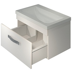 Какса-а Мебель для ванной Хилтон 70 белая – фотография-5