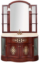 Demax Мебель для ванной "Париж 135" вишня (172018) – фотография-1