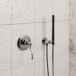 Paini Смеситель для душа Duomo 88CR690 встраиваемый, хром – фотография-2