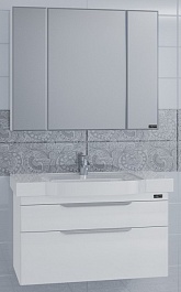 СанТа Мебель для ванной Марсель 90 подвесная – фотография-1