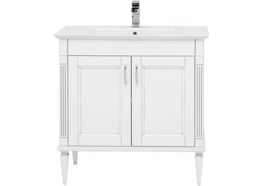 Aquanet Комплект мебели Селена 90 белый/патина серебро – фотография-8