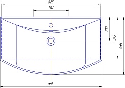 Aqwella Тумба с раковиной Барселона 85 с корзиной – фотография-6