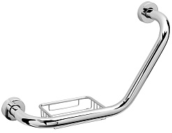 Raiber Поручень для ванной R3111 с мыльницей – фотография-1