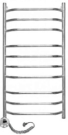 Domoterm Полотенцесушитель Лаура П10 500*800 EL хром – фотография-1